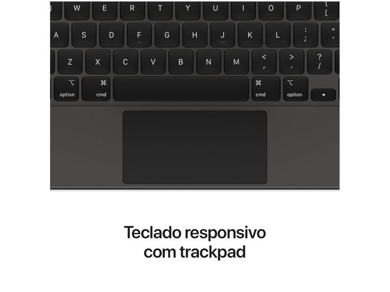 iPad Magic Keyboard ブラック Apple Magic Keyboard para iPad Pro de 11 polegadas (M4) – Inglês